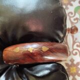 Scandinavian armchair in black leather