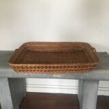 Wicker tray from the 1950s