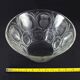 Coupe Lalique Crystal Cut decoration Thistles Master Piece-Circa 1960s