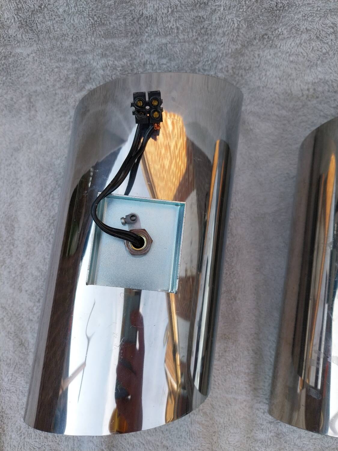 Pair of Space Age wall lights