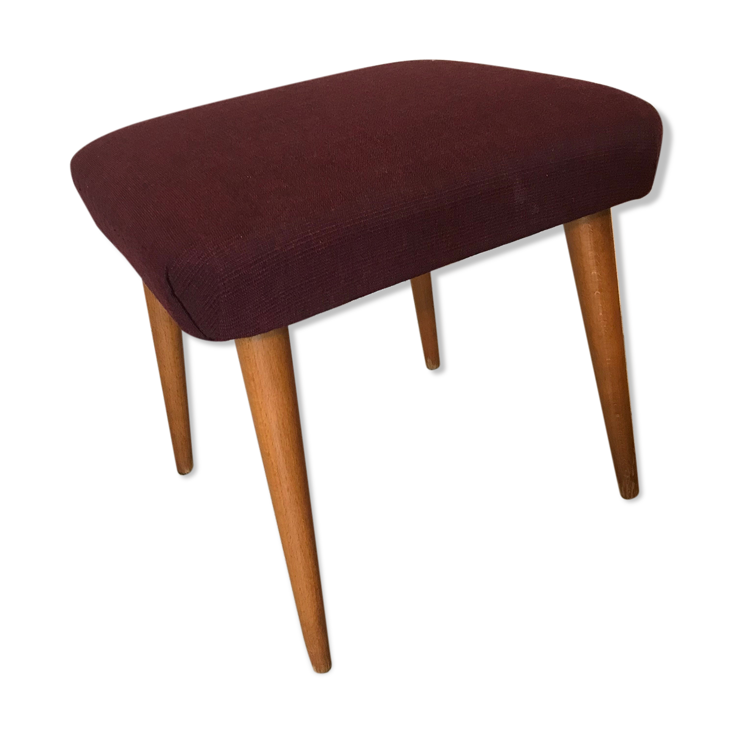 Vintage stool ottoman 1960