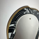 Decorative brass mirror