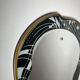 Decorative brass mirror