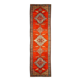 Large Antique Oriental Runner Rug Karabakh Armenia: 5.30 X 100 M