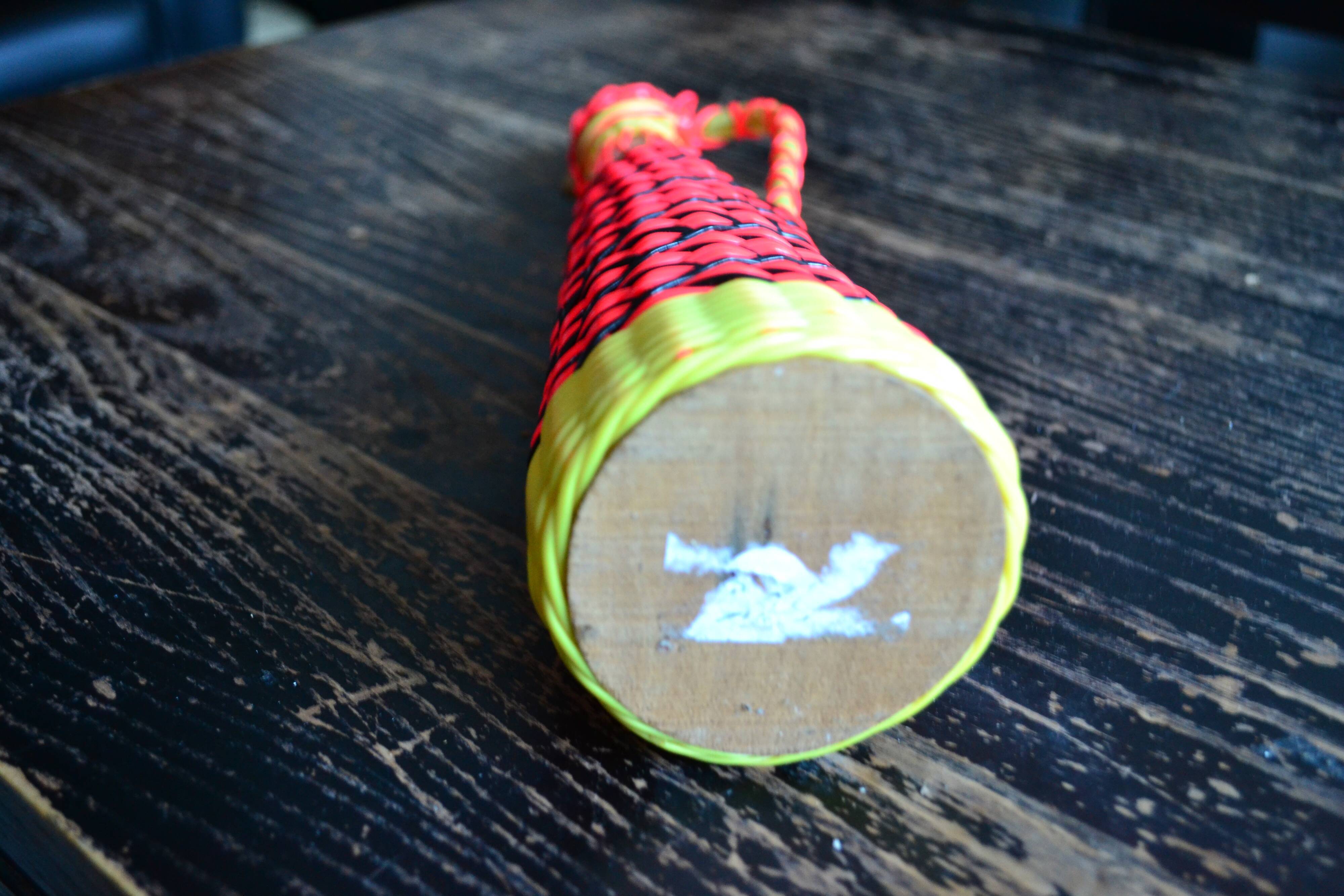 Bottle scoubidou red