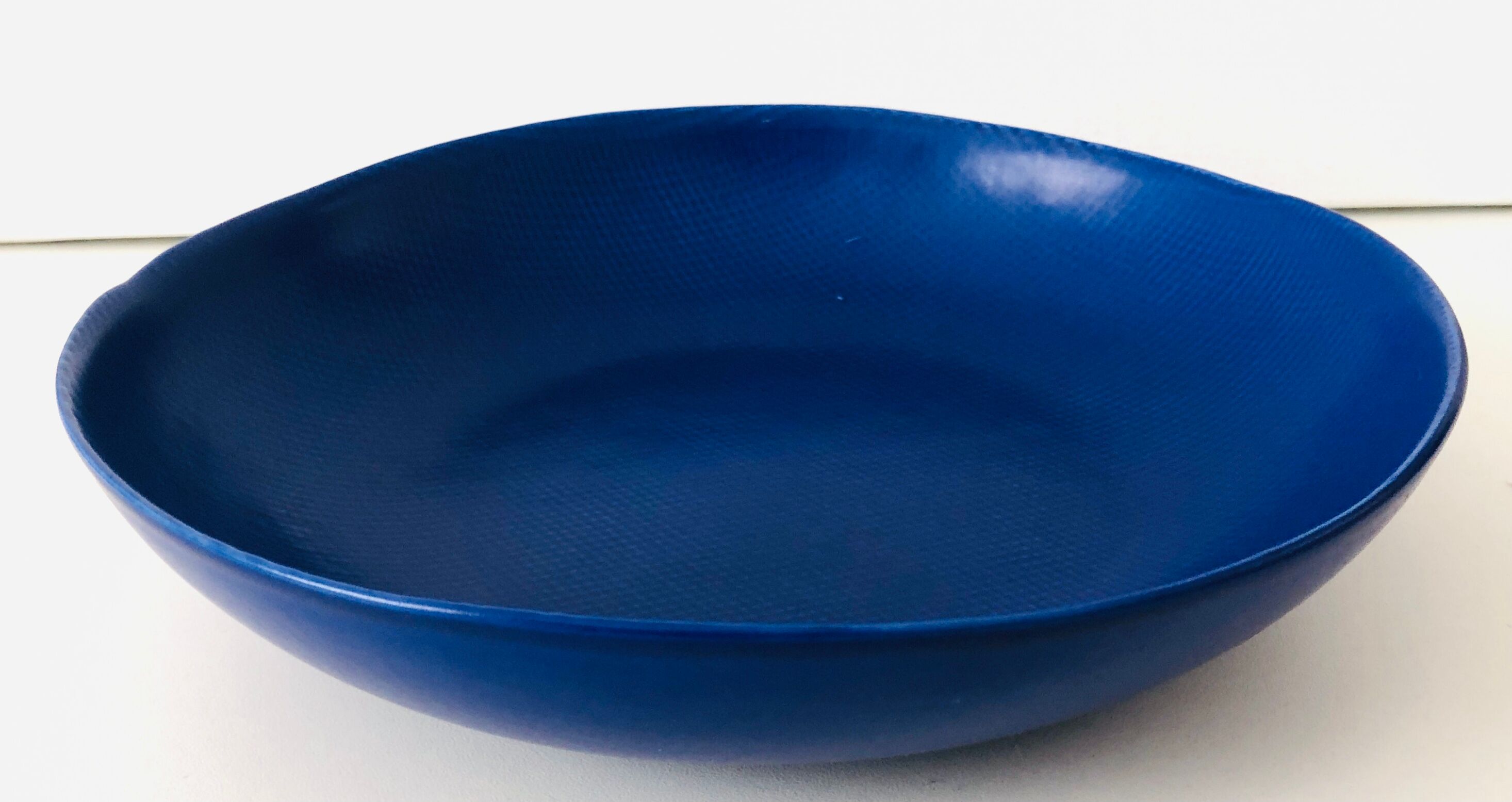 Coupelle céramique bleue