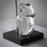 Pair of lamps by Olle Alberius for Orrefors Crystal