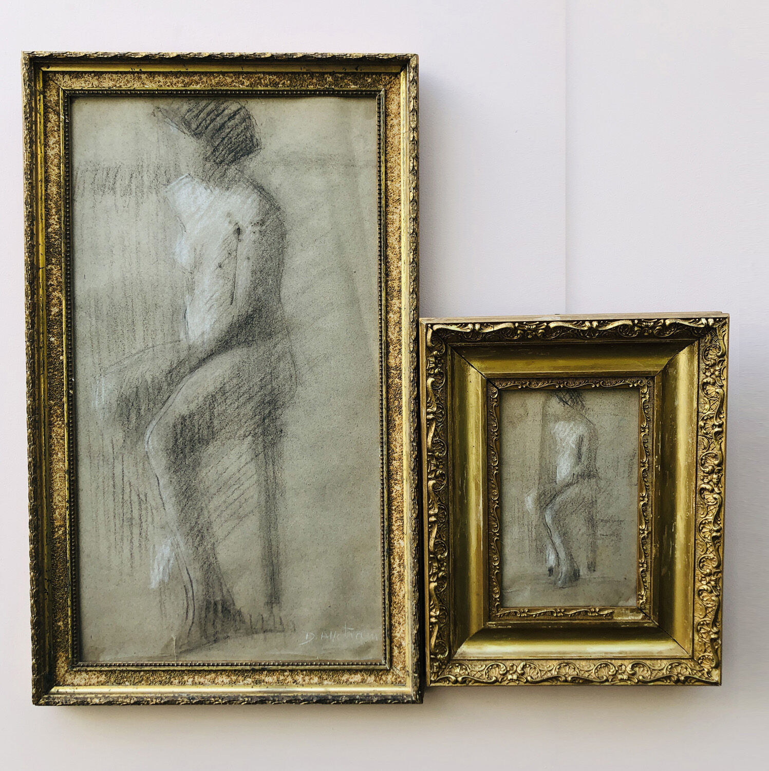 Drawing 30s "The seated woman"