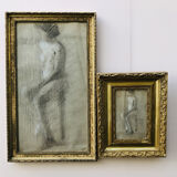 Drawing 30s "The seated woman"