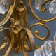 Large Bronze and Crystal Wall Sconces, Set of 2, Italy, 1950s