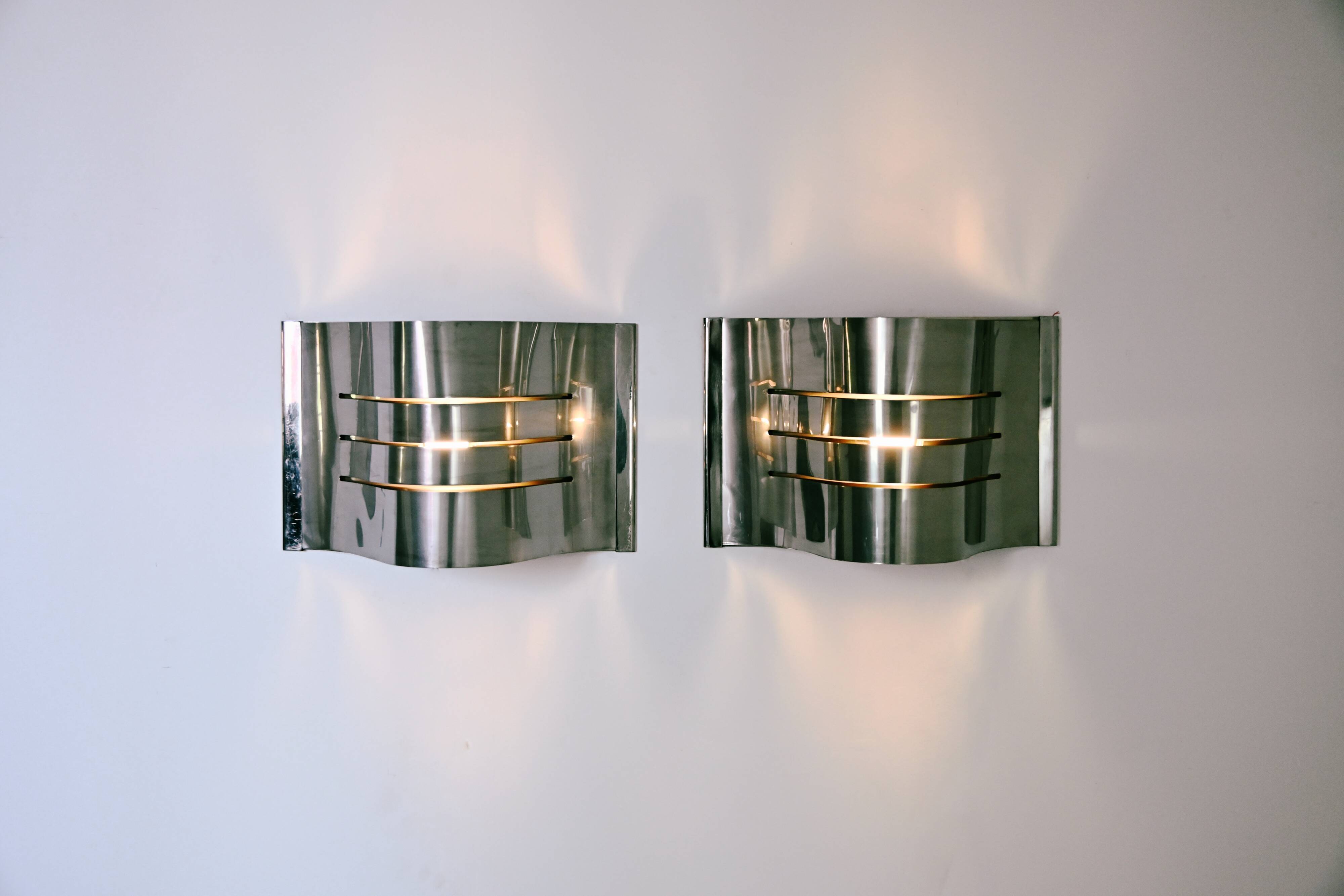 Italian wall sconces, 1960s
