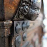 Antique flemish cabinet