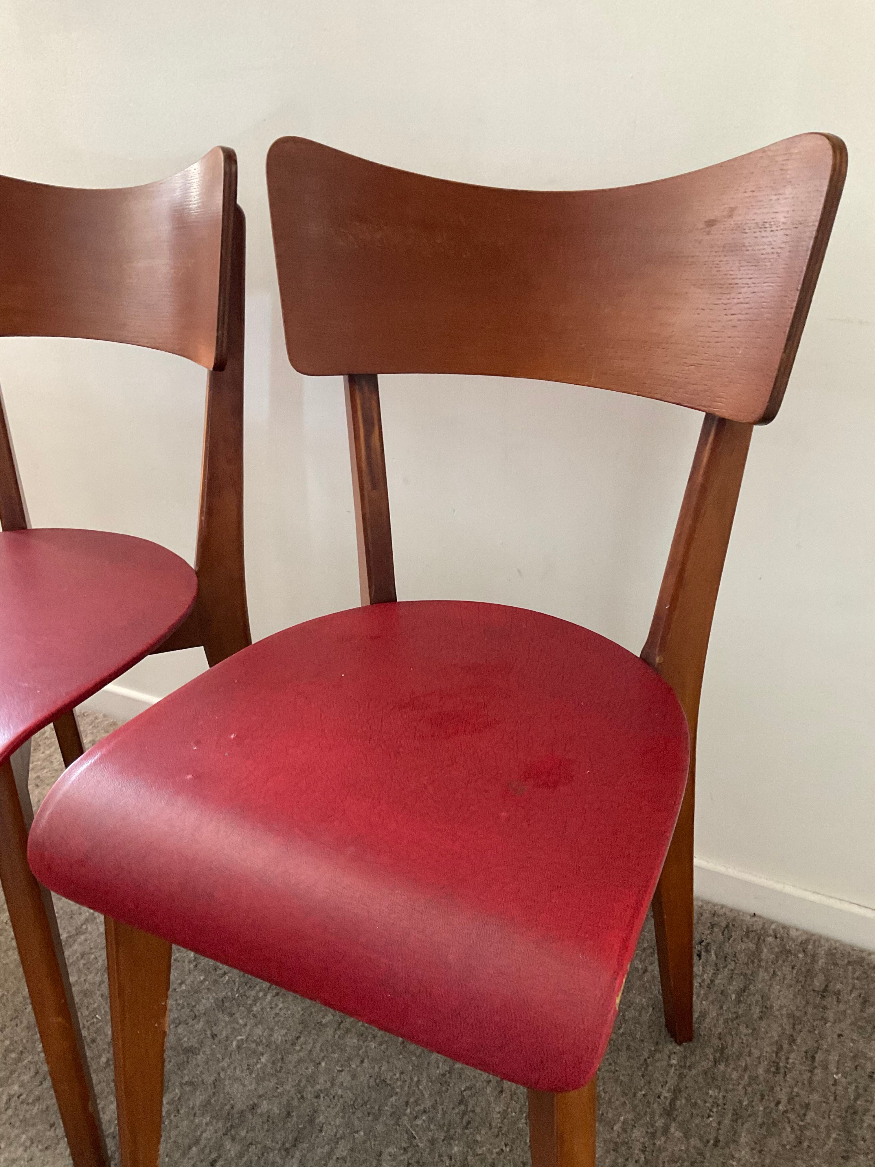 Pair of Scandinavian chairs from the 50s and 60s