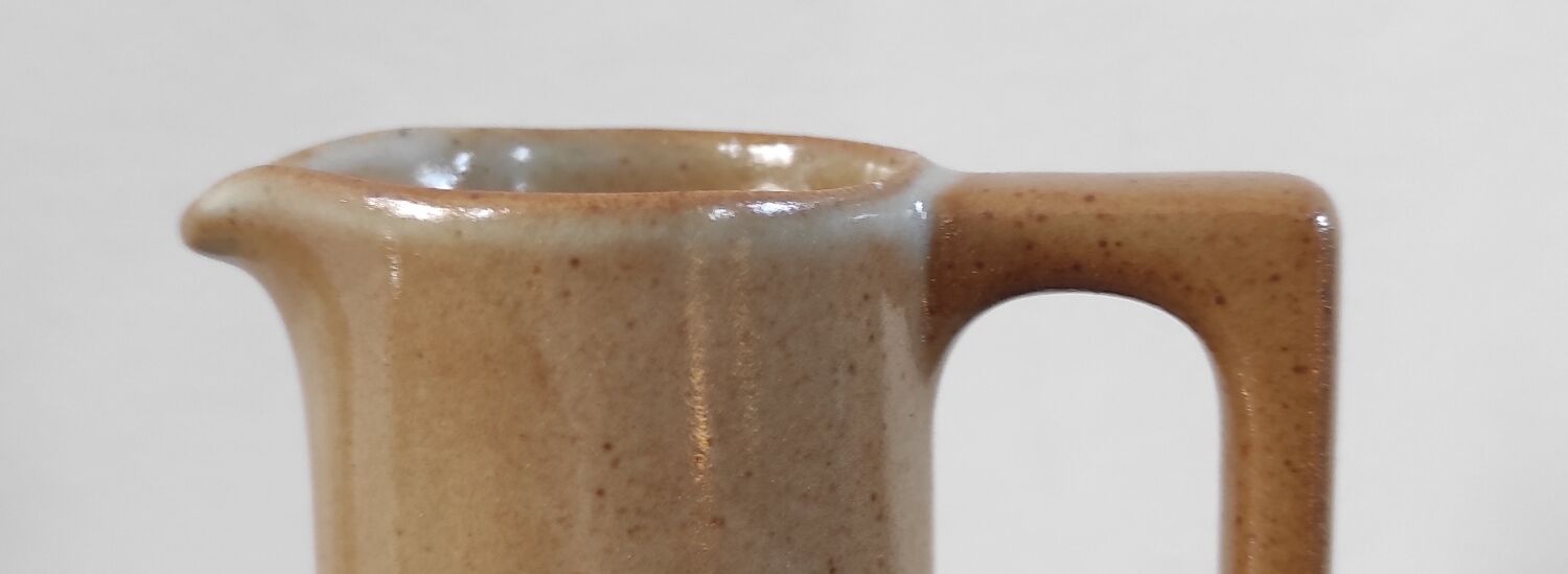 Small vintage stoneware jug from France Brenne - 1970s