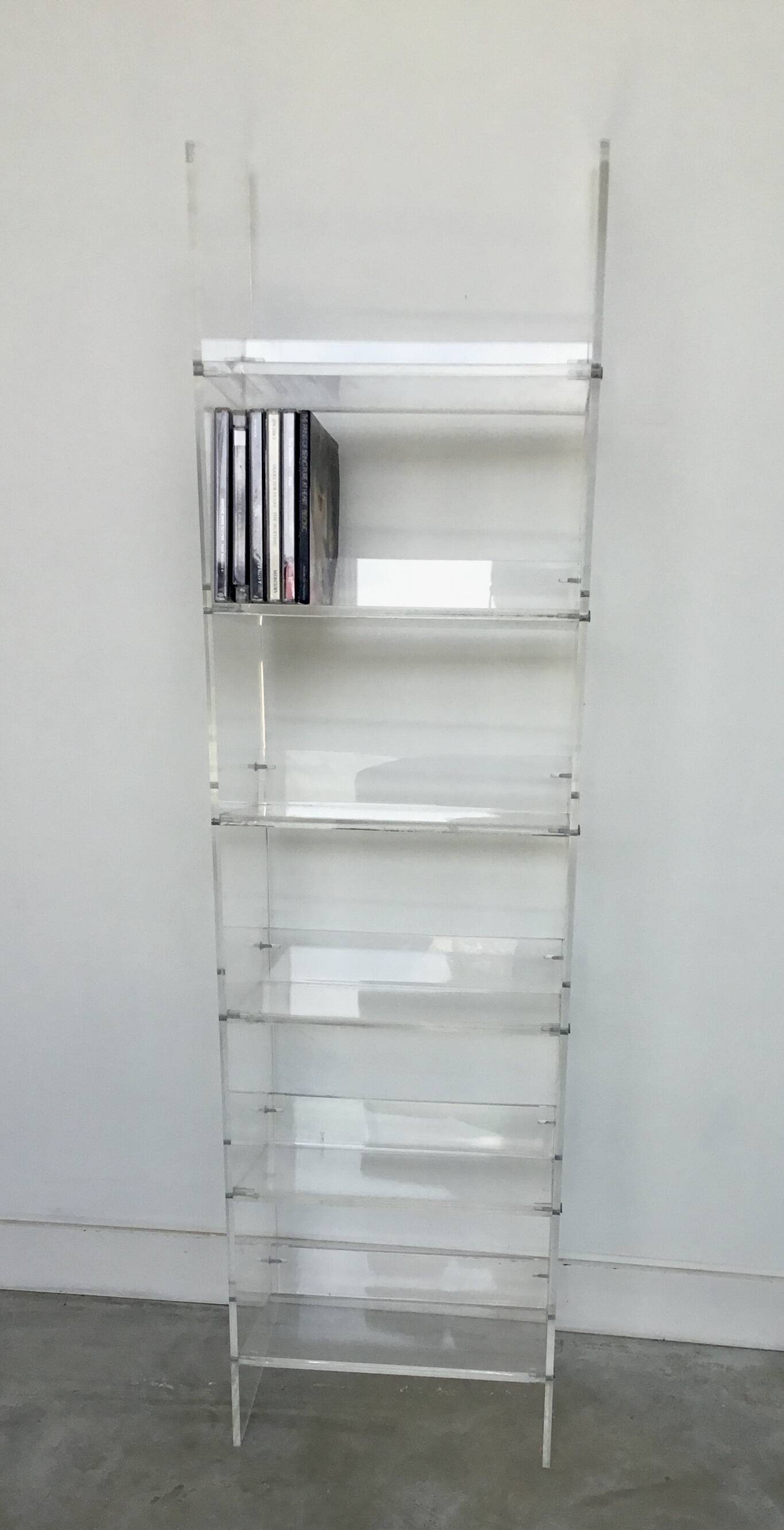 Plexiglass CD rack design 1990