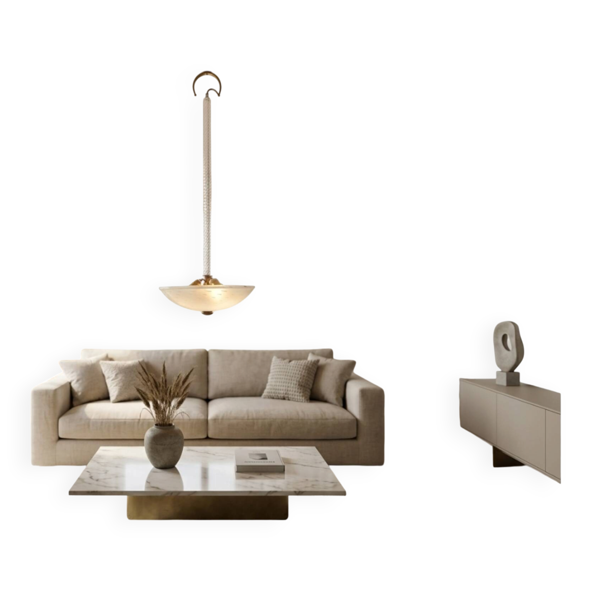 Barovier&Toso pendant. Italy 1940s.