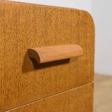 Art Deco Nightstands, Former Czechoslovakia, 1950s, Set of 2