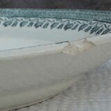Plat ovale Terre de fer modèle Service Congo