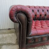 Leather chesterfield