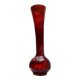 Vase soliflore en verre soufflé rouge ruby