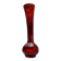 Vase soliflore en verre soufflé rouge ruby