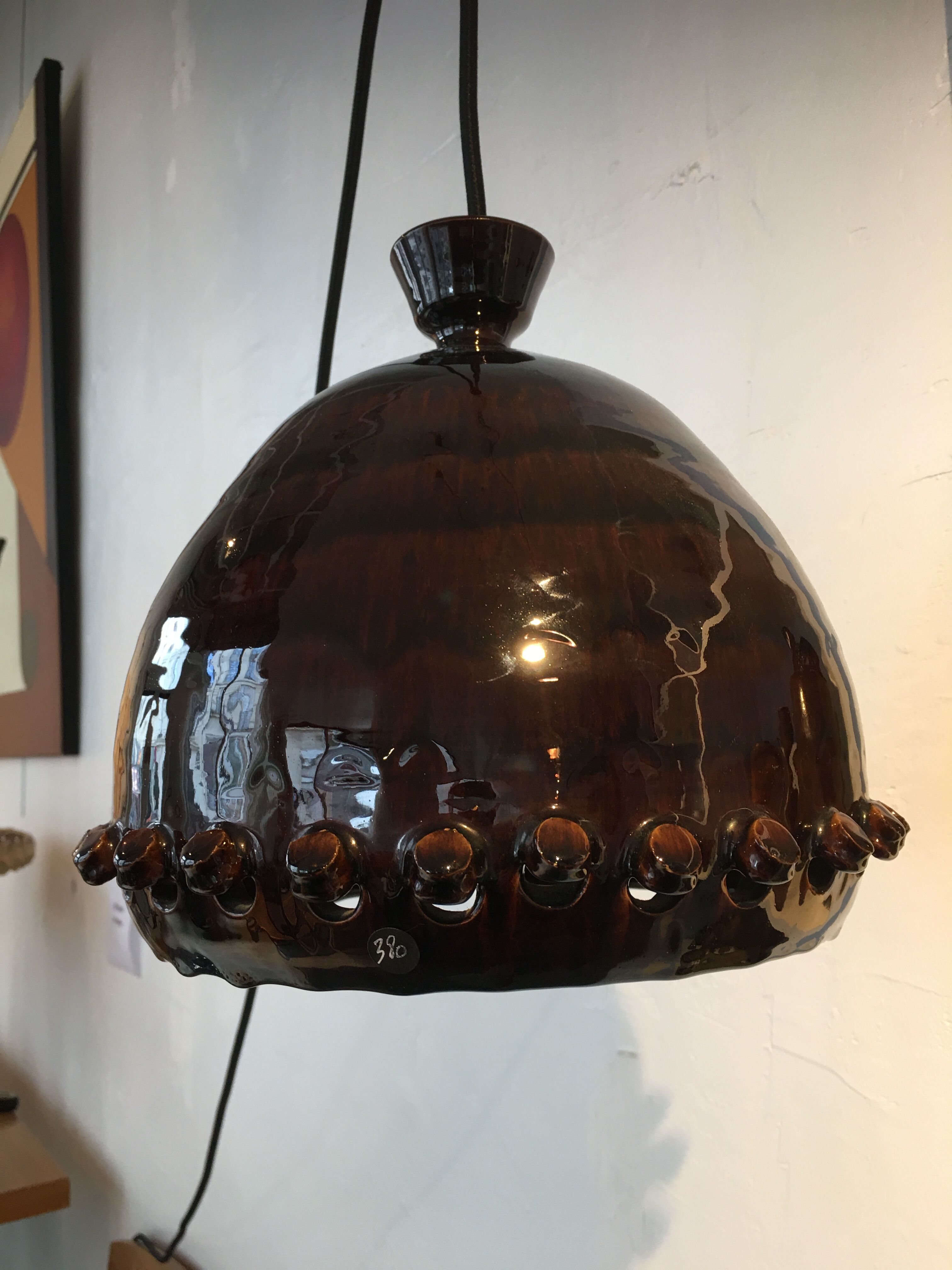 Ceramic pendant lamp Sigfred Munk, Denmark