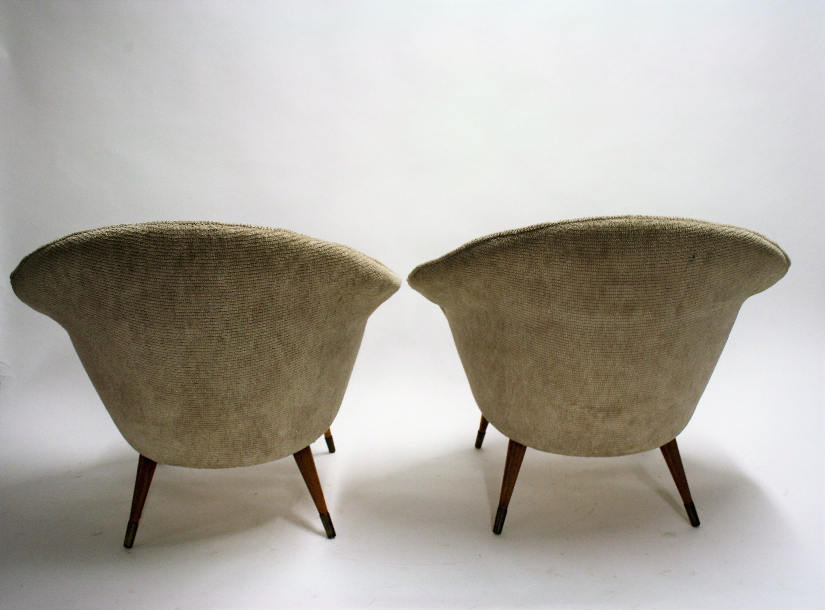 Pair of vintage cocktail chairs, 1960s
