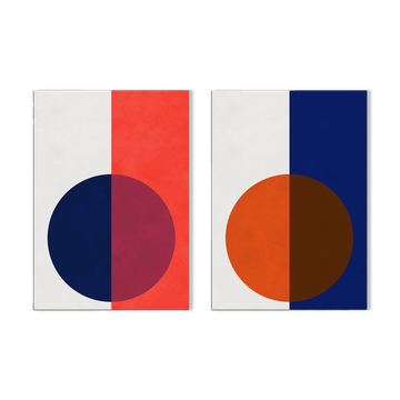 2 impressions d'art géométriques. 50x70cm