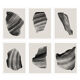 Lot de 6 tirages giclées abstraits, A4