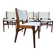 8x restored Erik Buch vintage 1960s Danish chair teak