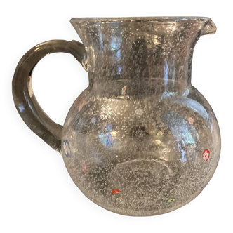 Murano blown glass carafe