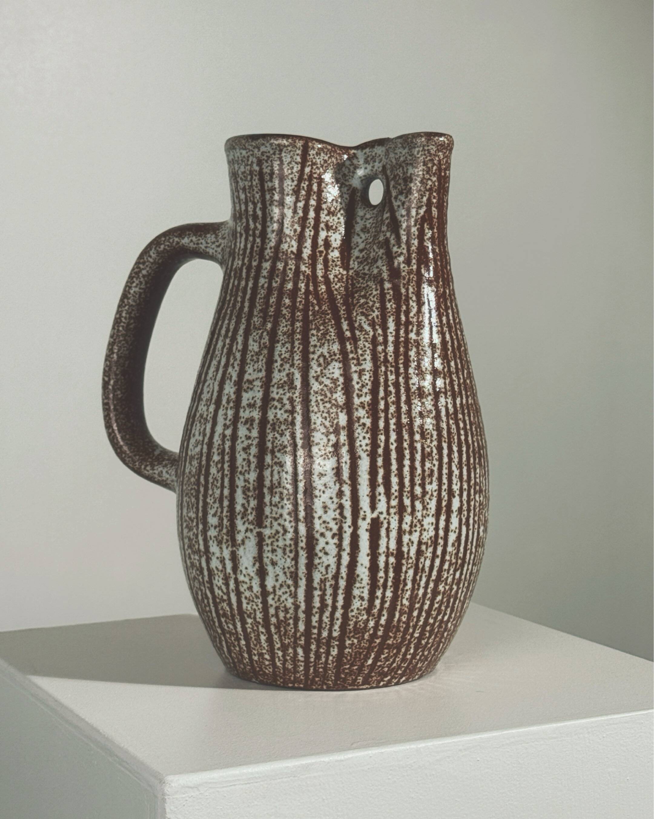 Zoomorphic pitcher by the Accolay potters