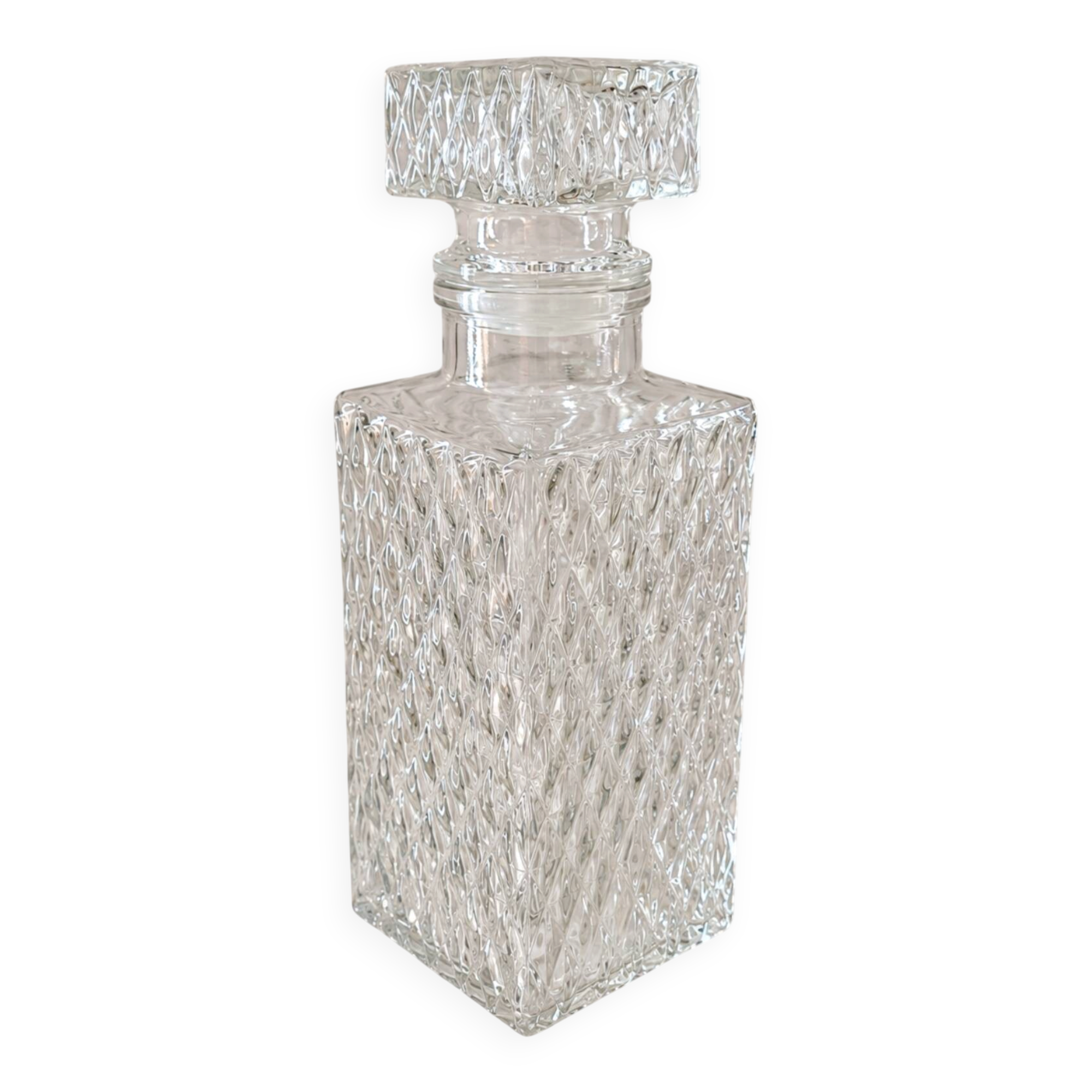 Vintage carafe 60/70 – geometric glass
