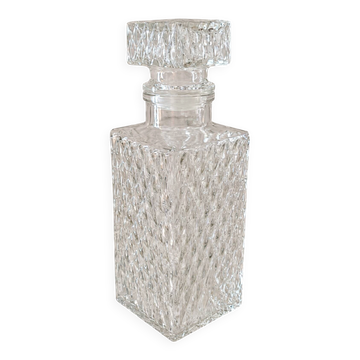 Carafe vintage 60/70 – verre géométrique