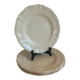 Set of 4 Digoin Sarreguemines Soup Plates – Ivory French Ironstone