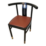 Vintage thonet original postmodern dine chair / made in 2000 vienna / bentwood dining chair / brown