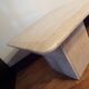 Duo de tables basses gigognes en travertin
