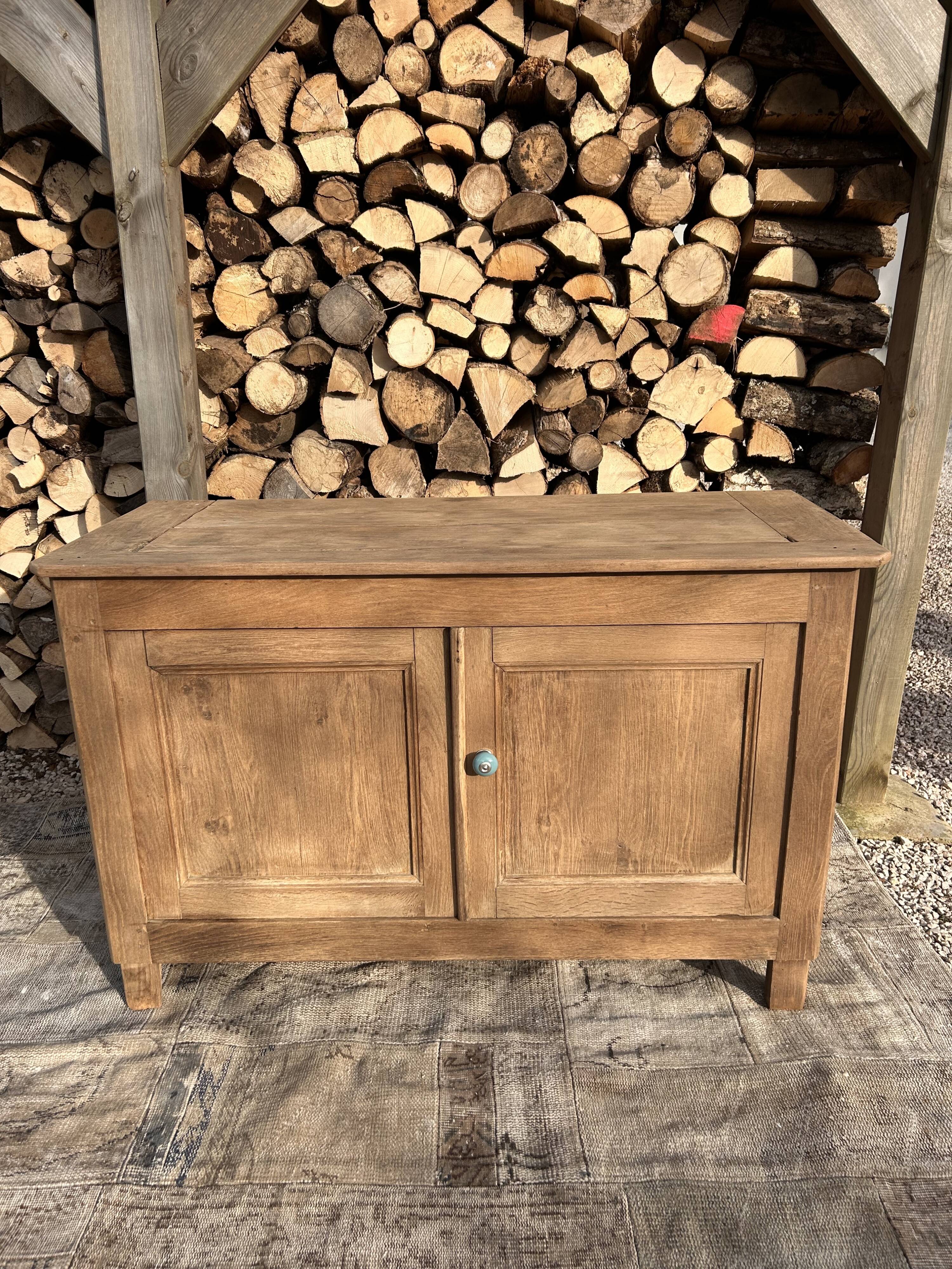 Renovated solid oak sideboard