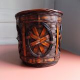 Rattan plant pot