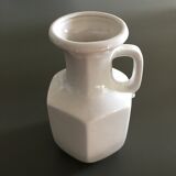 Ivory vase with handle