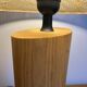 Solid oak floor lamp by Habitat