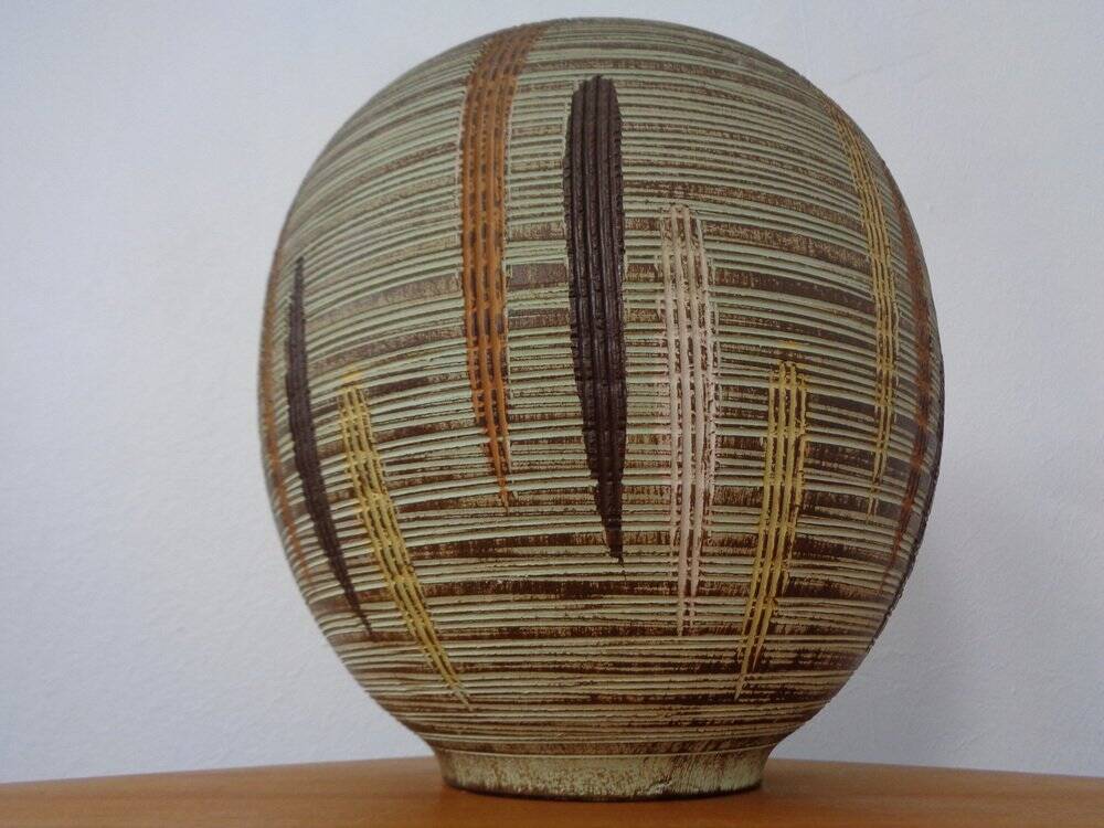 Large German ceramic floor vase, 1960s