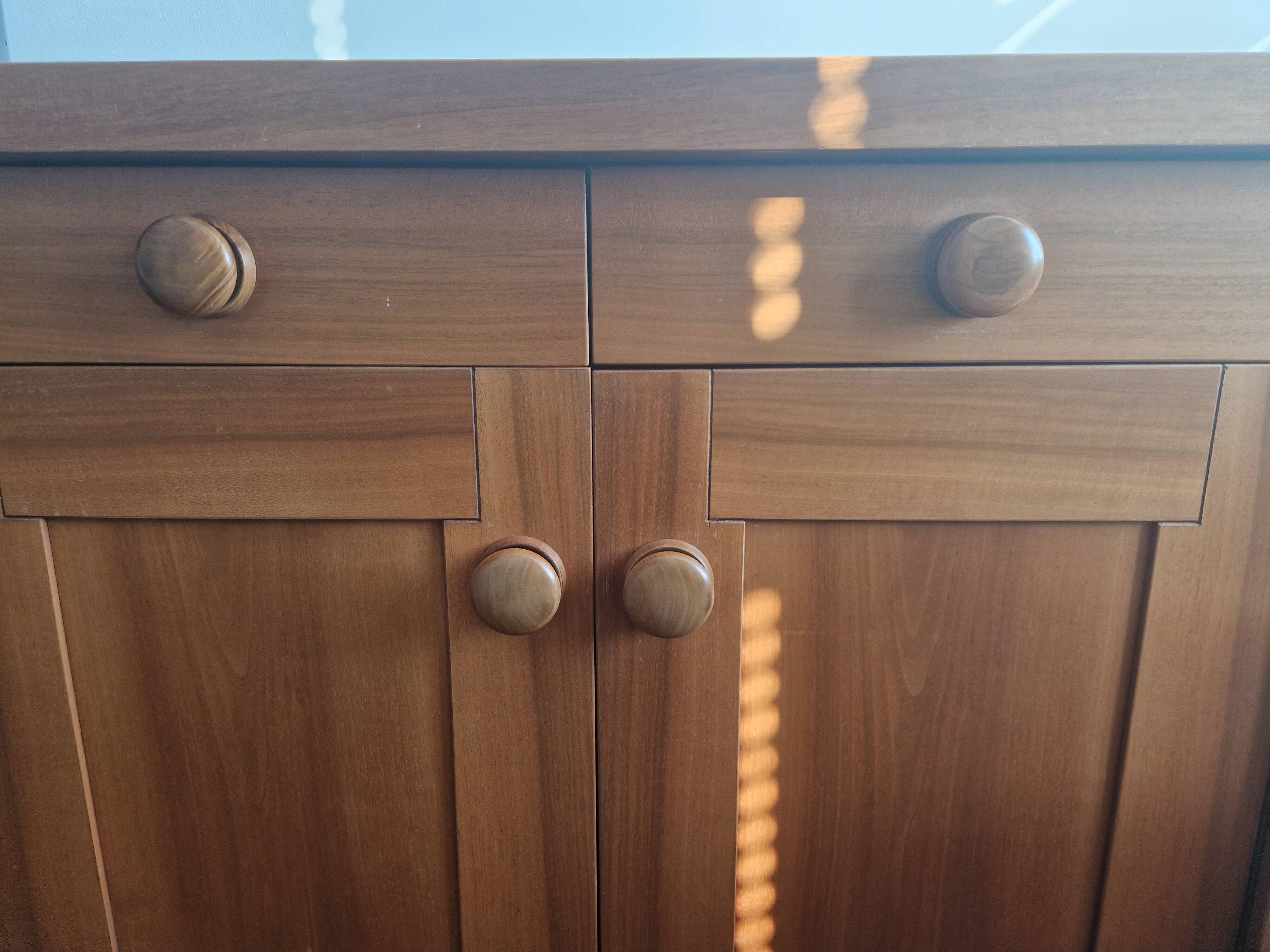 Walnut sideboard by Silvio Coppola for Bernini, Italy 1960's