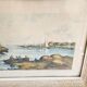 Lithograph Table - Marine Sailing Boats Brittany - Alphonse Lafitte (1872 -
