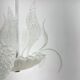 1950's Barovier & Toso Murano Glass and Brass Chandelier
