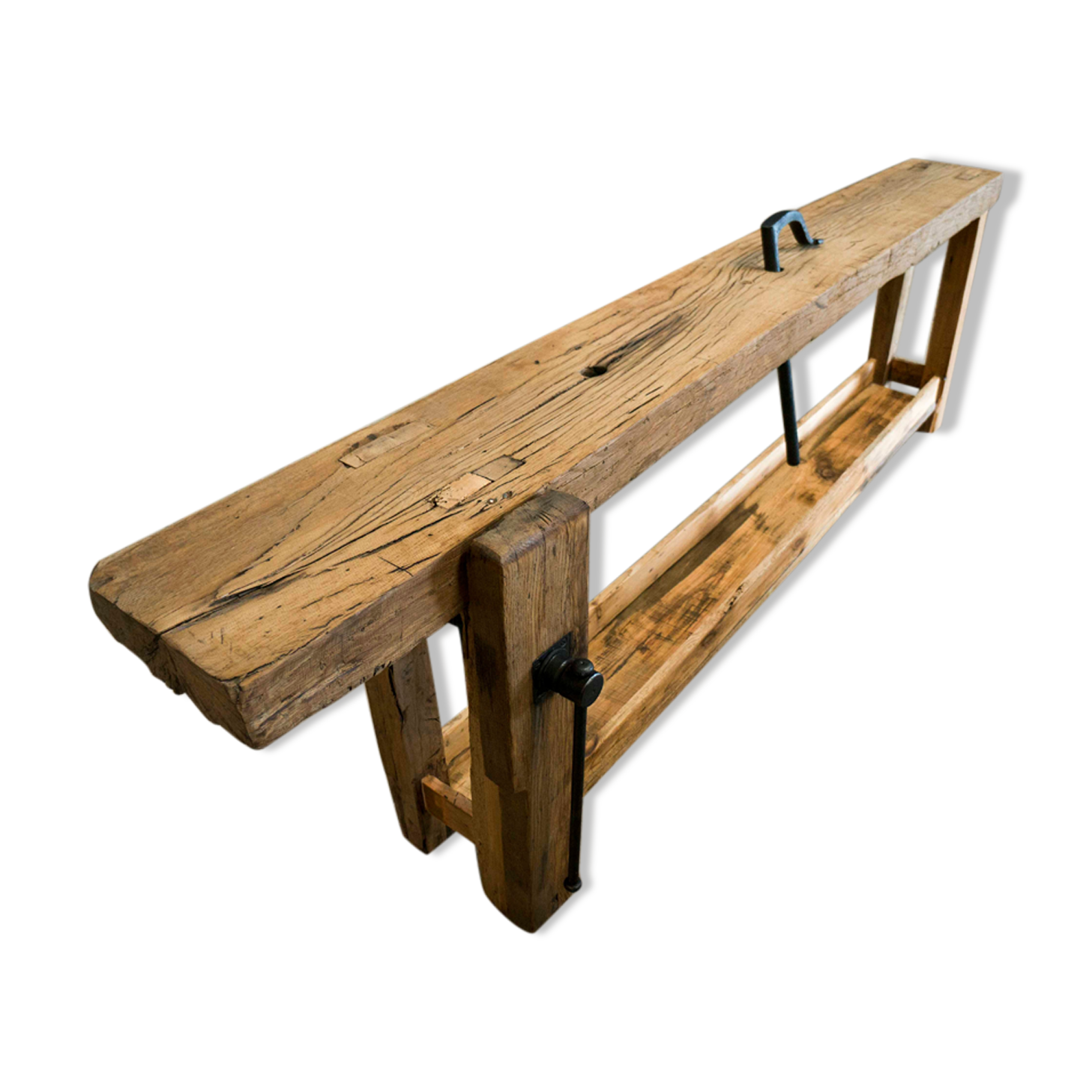 Old carpenter's workbench restored