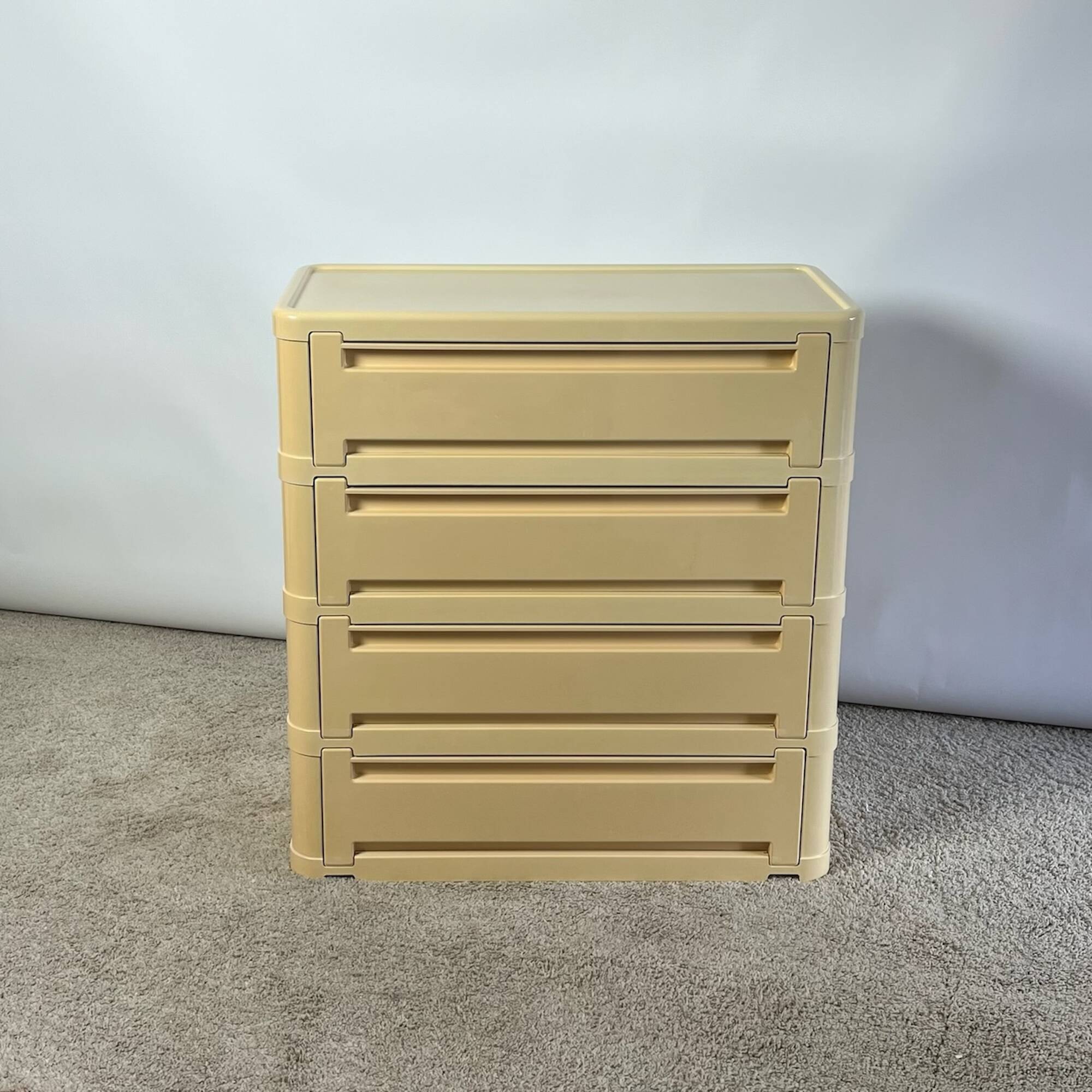 Olaf von bohr chest of drawers model 4964 by kartell - space age design, 70s