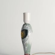 Scandinavian Modern Ceramic Butterfly Motif Table Lamp by Tilgmans, Sweden 1960