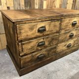 Antique wooden shoe cabinet