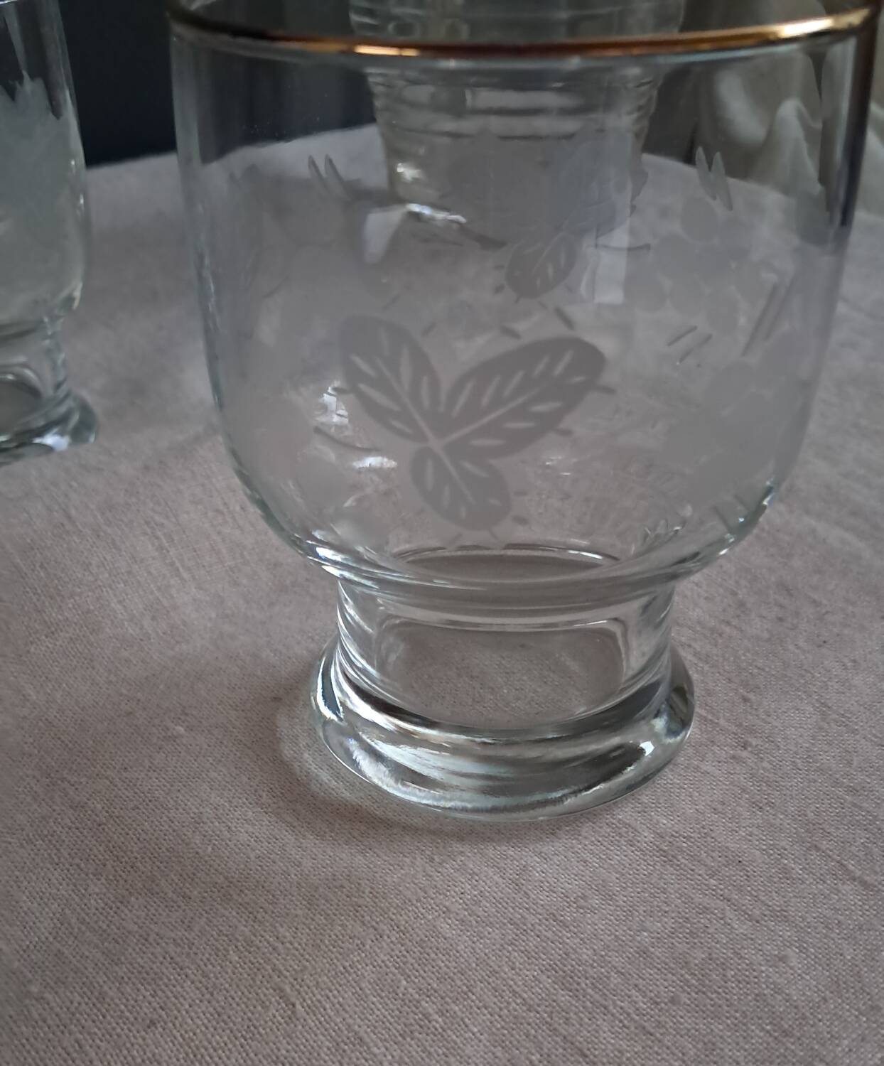 Carafe et verres